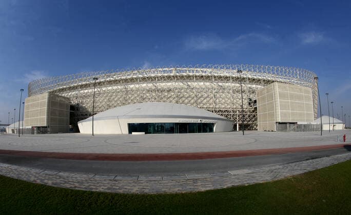 FIFA FuÃŸball WM 2022, SportstÃ¤tten, Ahmed bin Ali Stadion General view outside the Ahmed Bin Ali Stadium in Al Rayyan, Qatar, taken in the build up to the 2022 FIFA World Cup, WM, Weltmeisterschaft, Fussball Photo by 15 12 2021  Copyright: xx