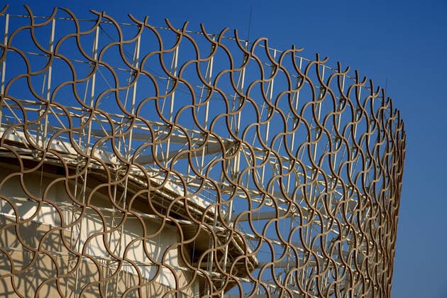 FIFA FuÃŸball WM 2022, SportstÃ¤tten, Ahmed bin Ali Stadion Detail shot of the Ahmed Bin Ali Stadium in Al Rayyan, Qatar, taken in the build up to the 2022 FIFA World Cup, WM, Weltmeisterschaft, Fussball Photo by 15 12 2021  Copyright: xx