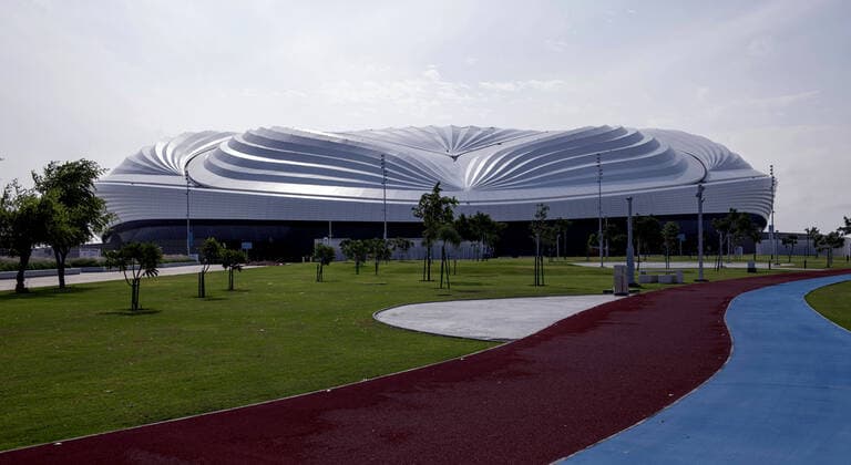 General view outside the Al Janoub Stadium in Al-Wakrah, Qatar, taken in the FIFA Arab Cup in the build up to the 2022 FIFA World Cup, WM, Weltmeisterschaft, Fussball Photo by 05 01 2022  Copyright: xx
