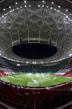 FIFA FuÃŸball WM 2022, SportstÃ¤tten, Al-Thumama Stadion General view inside the Al Thumama Stadium in Al Thumama, Qatar, taken during the FIFA Arab Cup in the build up to the 2022 FIFA World Cup, WM, Weltmeisterschaft, Fussball Photo by 06 12 2021  Copyright: xx