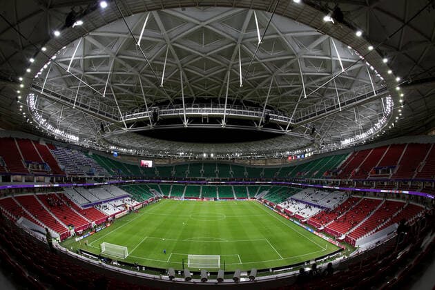 FIFA FuÃŸball WM 2022, SportstÃ¤tten, Al-Thumama Stadion General view inside the Al Thumama Stadium in Al Thumama, Qatar, taken during the FIFA Arab Cup in the build up to the 2022 FIFA World Cup, WM, Weltmeisterschaft, Fussball Photo by 06 12 2021  Copyright: xx