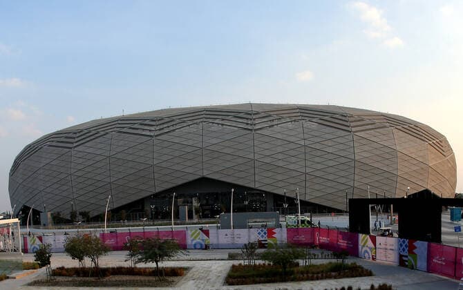 FIFA FuÃŸball WM 2022, SportstÃ¤tten, Education City Stadium General view outside the Education City Stadium in Al Rayyan, Qatar, taken during a sunset in the build up to the 2022 FIFA World Cup, WM, Weltmeisterschaft, Fussball Photo by 10 12 2021  Copyright: xx