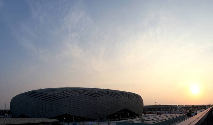 FIFA FuÃŸball WM 2022, SportstÃ¤tten, Education City Stadium General view outside the Education City Stadium in Al Rayyan, Qatar, taken during a sunset in the build up to the 2022 FIFA World Cup, WM, Weltmeisterschaft, Fussball Photo by 10 12 2021  Copyright: xx