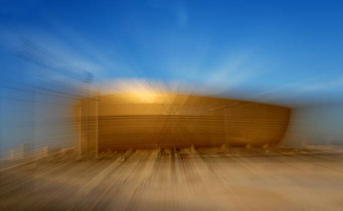 FIFA FuÃŸball WM 2022, SportstÃ¤tten, Lusail Iconic Stadion General view outside the Lusail National Stadium in Lusail, Qatar. Taken during the FIFA Arab Cup in the build up to the 2022 FIFA World Cup, WM, Weltmeisterschaft, Fussball Photo by 17 12 2021  Copyright: xx