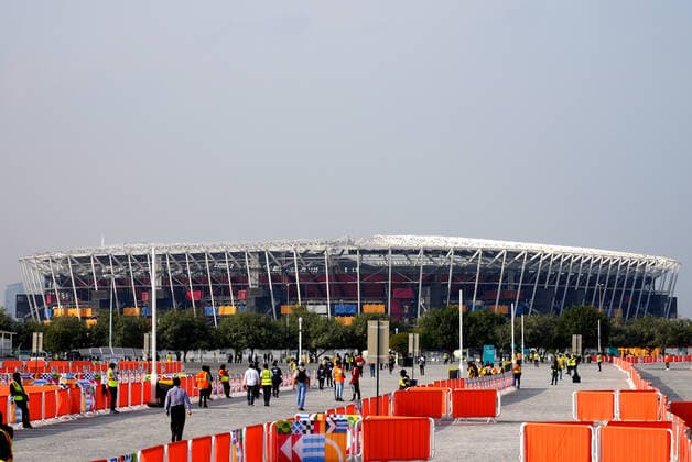 FIFA FuÃŸball WM 2022, SportstÃ¤tten, Stadium 974 General view outside the Stadium 974 in Doha, Qatar. Taken during the FIFA Arab Cup in the build up to the 2022 FIFA World Cup, WM, Weltmeisterschaft, Fussball Photo by 15 12 2021  Copyright: xx