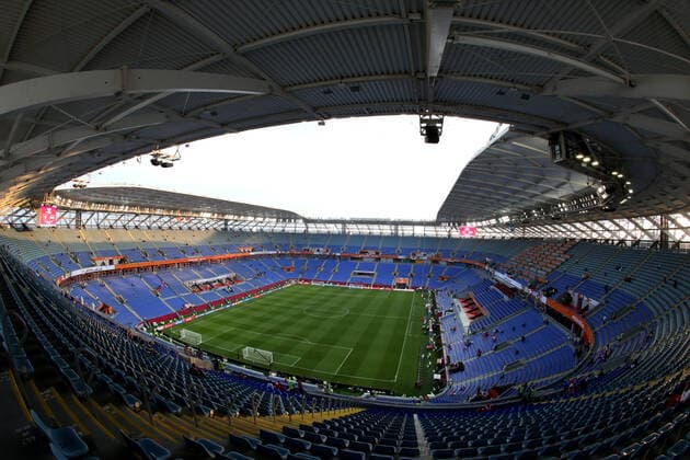 FIFA FuÃŸball WM 2022, SportstÃ¤tten, Stadium 974 General view inside Stadium 974 in Doha, Qatar. Taken during the FIFA Arab Cup in the build up to the 2022 FIFA World Cup, WM, Weltmeisterschaft, Fussball Photo by 15 12 2021  Copyright: xx