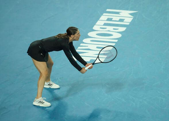 Andrea Petkovic AO Melbourne Summer Set 2022 Melbourne Park Melbourne Victoria Australia 07 01 2022 Copyright: xJuergenxHasenkopfx