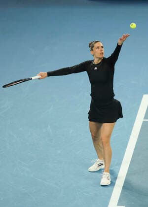 Andrea Petkovic AO Melbourne Summer Set 2022 Melbourne Park Melbourne Victoria Australia 07 01 2022 Copyright: xJuergenxHasenkopfx