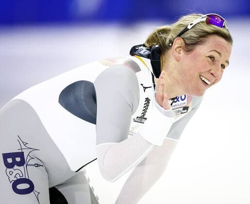 Sport Bilder des Tages HeereNVEEN - Claudia Pechstein (GER) during the women s 3000 meters on the opening day of the ISU European Single Distance Championships in Thialf on January 7, 2022 in Heerenveen, Netherlands. ANP VINCENT JANNINK ISU European Championship, EM, Europameisterschaft Distances 2022 xVIxANPxSportx xxANPxIVx *** HeereNVEEN Claudia Pechstein GER during the women s 3000 meters on the opening day of the ISU European Single Distance Championships at Thialf on January 7, 2022 in Heerenveen, the Netherlands ANP VINCENT JANNINK ISU European Championship Distances 2022 xVIxANPxSportx xxANPxIVx 442583256 originalFilename: 442583256.jpg