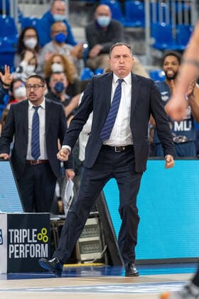 Branislav Ignjatovic MLP Academics Heidelberg,Head Coach , MLP Academics Heidelberg vs HAKRO Merlins Crailsheim, Basketball, easyCredit Bundesliga, 16 Spieltag, Saison 2021 2022, 07 01 2022, MLP Academics Heidelberg vs HAKRO Merlins Crailsheim, Basketball, easyCredit Bundesliga, 16 Spieltag, Saison 2021 2022, 07 01 2022, Heidelberg Copyright: xEibner-Pressefotox EP_EER