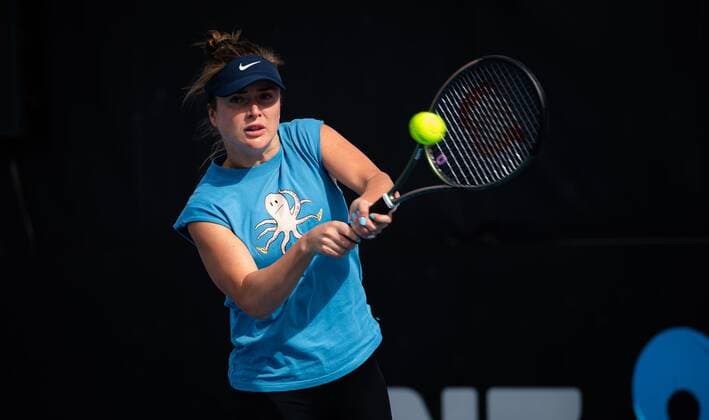 Mandatory Credit: Photo by Rob Prange Shutterstock (12683875at) Elina Svitolina of Ukraine during practice at the 2022 Adelaide International WTA, Tennis Damen 500 tennis tournament Adelaide International, Tennis, Memorial Drive Tennis Centre, Adelaide, Australia - 08 Jan 2022 Adelaide International, Tennis, Memorial Drive Tennis Centre, Adelaide, Australia - 08 Jan 2022  Copyright: xRobxPrange Shutterstockx 12683875at