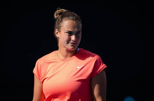 Mandatory Credit: Photo by Rob Prange Shutterstock (12683875an) Aryna Sabalenka of Belarus during practice at the 2022 Adelaide International WTA, Tennis Damen 500 tennis tournament Adelaide International, Tennis, Memorial Drive Tennis Centre, Adelaide, Australia - 08 Jan 2022 Adelaide International, Tennis, Memorial Drive Tennis Centre, Adelaide, Australia - 08 Jan 2022  Copyright: xRobxPrange Shutterstockx 12683875an