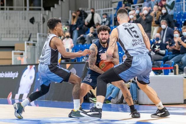 mlp15, MLP Academics Heidelberg vs HAKRO Merlins Crailsheim, Basketball, easyCredit Bundesliga, 16 Spieltag, Saison 2021 2022, 07 01 2022, MLP Academics Heidelberg vs HAKRO Merlins Crailsheim, Basketball, easyCredit Bundesliga, 16 Spieltag, Saison 2021 2022, 07 01 2022, Heidelberg Copyright: xEibner-Pressefotox EP_EER