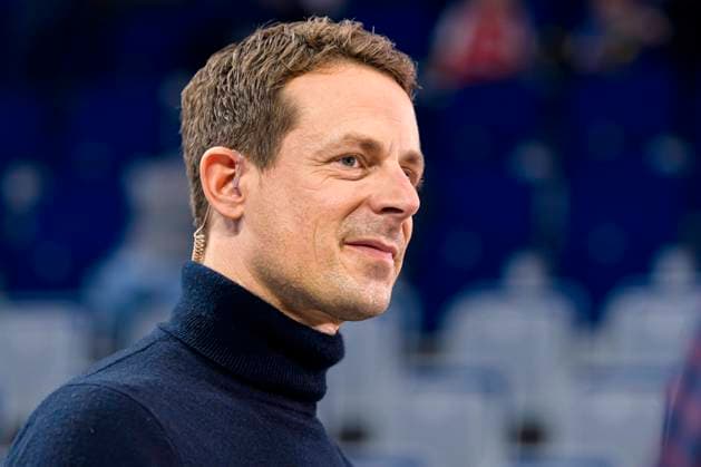 Mannheim, Germany 07 January 2022 DHB mens test match, EHF EM 2022, Germany vs Switzerland ARD host Alexander Bommes Mannheim SAP Baden Württemberg Germany