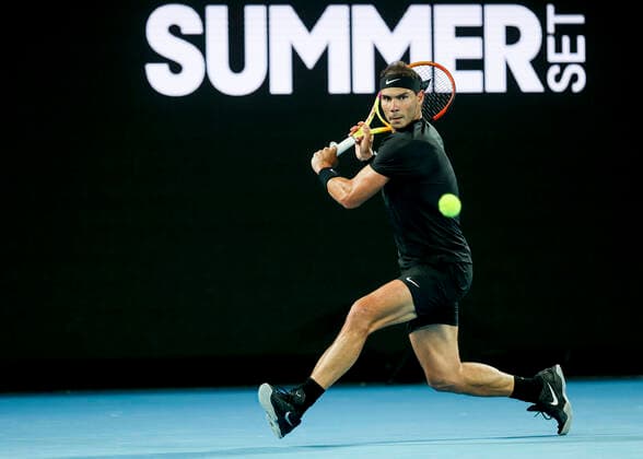 Rafael Nadal AO Melbourne Summer Set 2022 Melbourne Park Melbourne Victoria Australia 08 01 2022 Copyright: xJuergenxHasenkopfx