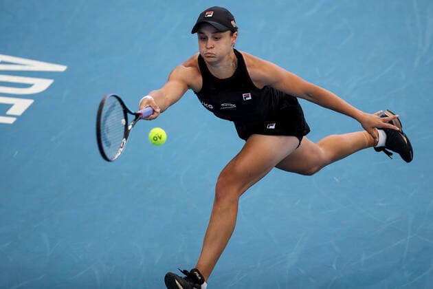 TENNIS ADELAIDE INTERNATIONAL, Ash Barty of Australia during her match against Elena Rybakina of Kazakhstan in the Final of the the Adelaide International Tennis Tournament, at Memorial Drive, in Adelaide, Sunday, January 9, 2022. ( NO ARCHIVING, EDITORIAL USE ONLY, NO USE IN BOOKS WITHOUT CONSENT ADELAIDE SA AUSTRALIA  Copyright: xMATTxTURNERx 20220109001611959013