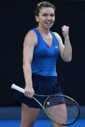 TENNIS MELBOURNE SUMMER SET, Simona Halep of Romania reacts after defeating Veronika Kudermetova of Russia in their woman?s final match on Day 7 of the Melbourne Summer Set tennis tournament at Melbourne Park in Melbourne, Sunday, January 9, 2022. ( NO ARCHIVING, EDITORIAL USE ONLY, NO USE IN BOOKS WITHOUT CONSENT MELBOURNE VIC AUSTRALIA  Copyright: xJAMESxROSSx 0146986468st
