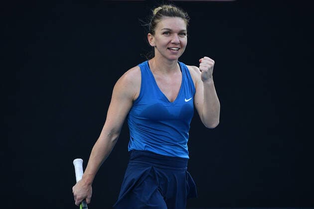 TENNIS MELBOURNE SUMMER SET, Simona Halep of Romania reacts after defeating Veronika Kudermetova of Russia in their woman?s final match on Day 7 of the Melbourne Summer Set tennis tournament at Melbourne Park in Melbourne, Sunday, January 9, 2022. ( NO ARCHIVING, EDITORIAL USE ONLY, NO USE IN BOOKS WITHOUT CONSENT MELBOURNE VIC AUSTRALIA  Copyright: xJAMESxROSSx 0146986478st