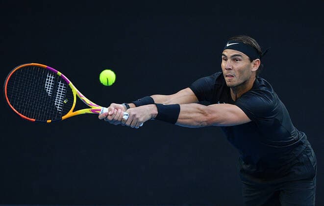 Tennis, ATP Tournament in Melbourne, Final, Rafael Nadal - Maxime Cressy