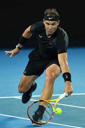 TENNIS MELBOURNE SUMMER SET, Rafael Nadal of Spain in action during their men?s final match against Maxime Cressy of the U.S on Day 7 of the Melbourne Summer Set tennis tournament at Melbourne Park in Melbourne, Sunday, January 9, 2022. ( NO ARCHIVING, EDITORIAL USE ONLY, NO USE IN BOOKS WITHOUT CONSENT MELBOURNE VIC AUSTRALIA  Copyright: xJAMESxROSSx 0146987221st