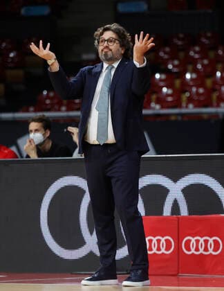 09 01 2022, BBL, FC Bayern Basketball vs Chemnitz Niners Basketball, sports, in picture coach Andrea Trinchieri FCB Basketball