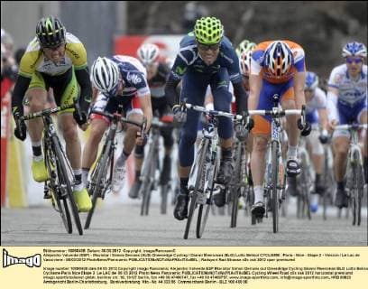 Cycling, Paris - Nice, Alejandro Valverde wins stage 2