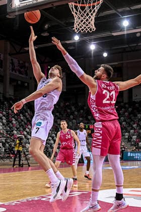 easyCredit BBL, Telekom Baskets Bonn vs Hamburg Towers, 09 01 2022 Lukas Meisner Hamburg Towers 7 , easyCredit BBL, Telekom Baskets Bonn vs Hamburg Towers on 09 01 2022 at the Telekom Dome Bonn, Bonn North Rhine Westphalia Copyright: xBEAUTIFULxSPORTS Mueller-Laschetx