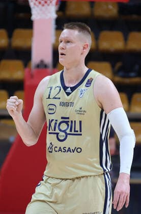 Mandatory Credit: Photo by Michele Nucci LiveMedia Shutterstock (12749845o) Robin Benzing (Fortitudo Kigili Bologna) Italian Basketball A Serie Championship Fortitudo Bologna vs Openjobmetis Varese, PalaDozza, Bologna, Italy - 09 Jan 2022 Italian Basketball A Serie Championship Fortitudo Bologna vs Openjobmetis Varese, PalaDozza, Bologna, Italy - 09 Jan 2022  Copyright: xMichelexNucci LiveMedia Shutterstockx 12749845o