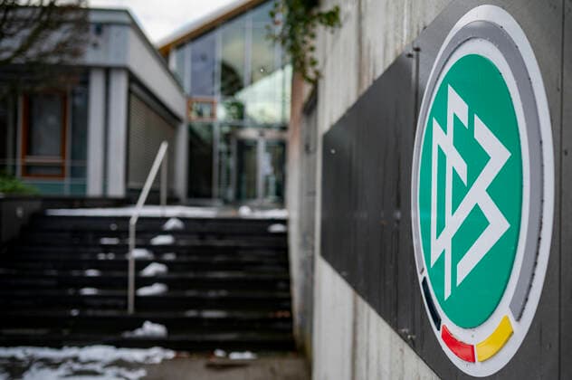 DFB headquarters in Otto Fleck Schneise in Frankfurt on 08 01 2022 Copyright: xChristopherxNeundorfx