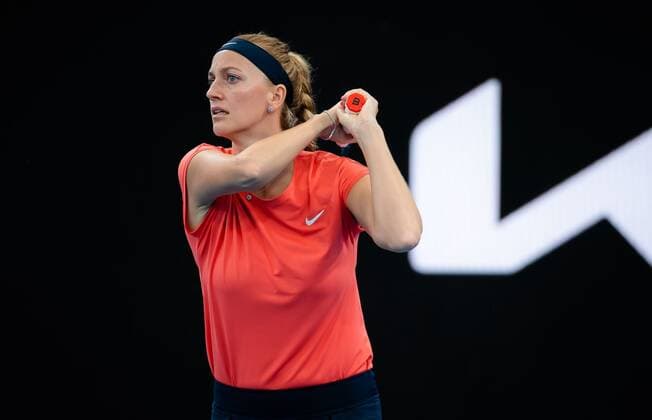 Mandatory Credit: Photo by Rob Prange Shutterstock (12750051f) Petra Kvitova of the Czech Republic in action during the first round of the 2022 Sydney Tennis Classic WTA, Tennis Damen 500 tennis tournament 2022 Sydney Tennis Classic Day 1 - 10 Jan 2022 2022 Sydney Tennis Classic Day 1 - 10 Jan 2022  Copyright: xRobxPrange Shutterstockx 12750051f