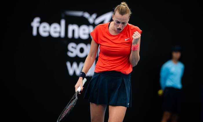 Mandatory Credit: Photo by Rob Prange Shutterstock (12750051ar) Petra Kvitova of the Czech Republic in action during the first round of the 2022 Sydney Tennis Classic WTA, Tennis Damen 500 tennis tournament 2022 Sydney Tennis Classic Day 1 - 10 Jan 2022 2022 Sydney Tennis Classic Day 1 - 10 Jan 2022  Copyright: xRobxPrange Shutterstockx 12750051ar