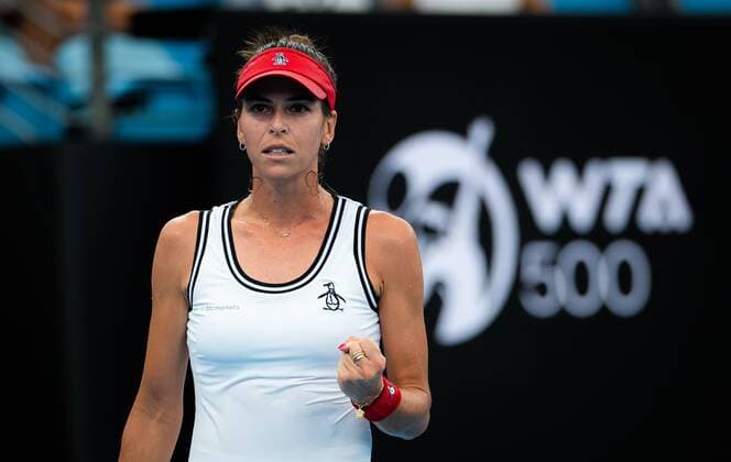 Mandatory Credit: Photo by Rob Prange Shutterstock (12750372al) Ajla Tomljanovic of Australia in action during the first round of the 2022 Sydney Tennis Classic WTA, Tennis Damen 500 tennis tournament Sydney Tennis Classic, Day 2, Tennis, Olympic Park, Sydney, Australia - 11 Jan 2022 Sydney Tennis Classic, Day 2, Tennis, Olympic Park, Sydney, Australia - 11 Jan 2022 Copyright: xRobxPrange Shutterstockx 12750372al