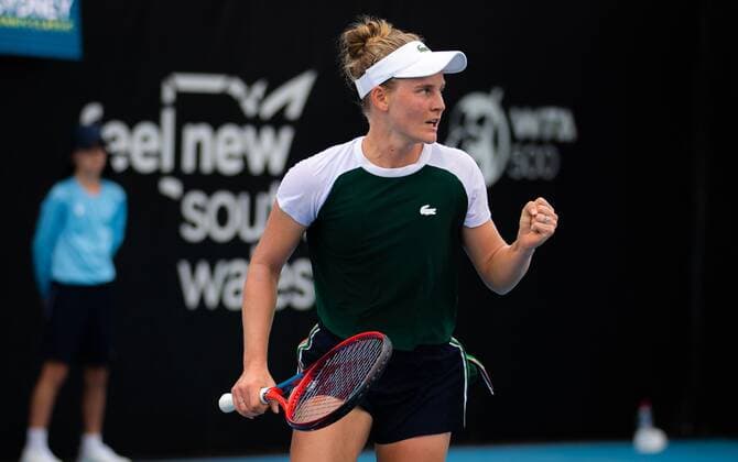 Mandatory Credit: Photo by Rob Prange Shutterstock (12750372bh) Fiona Ferro of France in action during the first round of the 2022 Sydney Tennis Classic WTA, Tennis Damen 500 tennis tournament Sydney Tennis Classic, Day 2, Tennis, Olympic Park, Sydney, Australia - 11 Jan 2022 Sydney Tennis Classic, Day 2, Tennis, Olympic Park, Sydney, Australia - 11 Jan 2022 Copyright: xRobxPrange Shutterstockx 12750372bh
