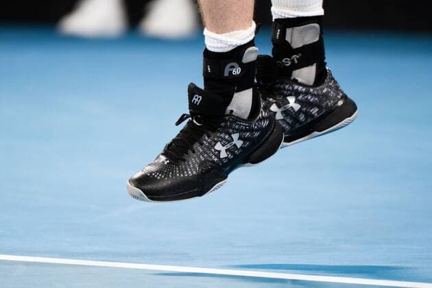Mandatory Credit: Photo by Shutterstock (12755368w) Andy Murray in action during his Round of 32 Match Sydney Tennis Classic, Day 2, Tennis, Olympic Park, Sydney, Australia - 11 Jan 2022 Sydney Tennis Classic, Day 2, Tennis, Olympic Park, Sydney, Australia - 11 Jan 2022  Copyright: xShutterstockx 12755368w