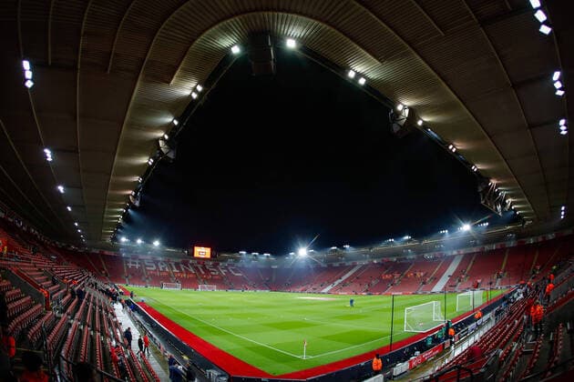 Southampton v Brentford Premier League General view of the stadium prior to the Premier League match between Southampton and Brentford at the St Mary s Stadium, Southampton Content Not Available For UK Newspapers Copyright: xMarkxDxFullerx FIL-16362-0001
