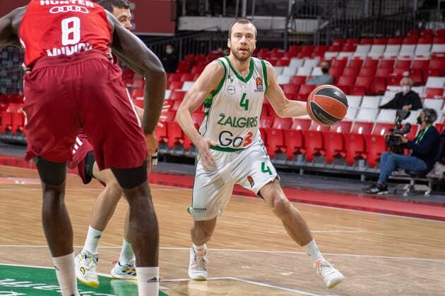 Lukas Lekavicius 4 Zalgiris Kaunas , FC Bayern Basketball vs Zalgiris Kaunas, Euroleague, 11 01 2022 Munich Bavaria Germany Copyright: xkolbert-press UlrichxGamelx