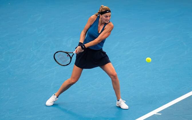Mandatory Credit: Photo by Rob Prange Shutterstock (12751254e) Petra Kvitova of the Czech Republicin action during the second round of the 2022 Sydney Tennis Classic WTA, Tennis Damen 500 tennis tournament Sydney Tennis Classic, Day 3, Tennis, Olympic Park, Sydney, Australia - 12 Jan 2022 Sydney Tennis Classic, Day 3, Tennis, Olympic Park, Sydney, Australia - 12 Jan 2022 Copyright: xRobxPrange Shutterstockx 12751254e