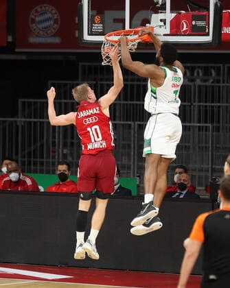 Josh Nebo BC Zalgiris Kaunas, 7 pts GER, FC Bayern Basketball vs BC Zalgiris Kaunas, basketball, EuroLeague, 2021 2022 season, 11 01 2022, GER, FC Bayern Basketball vs BC Zalgiris Kaunas, basketball, EuroLeague, 2021 2022 season, 11 01 2022, Munich Copyright: xEIBNER MarcelxEngelbrechtx EP_EER