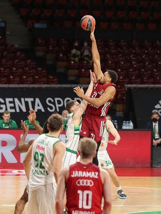 Augustine Rubit Bayern Basketball, 21 points GER, FC Bayern Basketball vs BC Zalgiris Kaunas, Basketball, EuroLeague, 2021 2022 season, 11 01 2022, GER, FC Bayern Basketball vs BC Zalgiris Kaunas, Basketball, EuroLeague, 2021 2022 season, 11 01 2022, Munich Copyright: xEIBNER MarcelxEngelbrechtx EP_EER