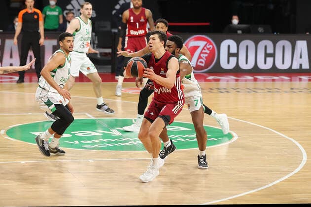 Vladimir Lucic Bayern Basketball, 11 on the ball GER, FC Bayern Basketball vs BC Zalgiris Kaunas, basketball, EuroLeague, 2021 2022 season, 11 01 2022, GER, FC Bayern Basketball vs BC Zalgiris Kaunas, basketball, EuroLeague, 2021 2022 season, 11 01 2022, Munich Copyright: xEIBNER MarcelxEngelbrechtx EP_EER