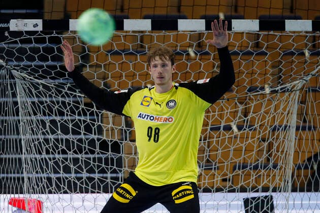 Handball, national team men European Championship preparation match Germany France 35 34 on 09 01 2022 in the Buderus Arena in Wetzlar Till KLIMPKE GER