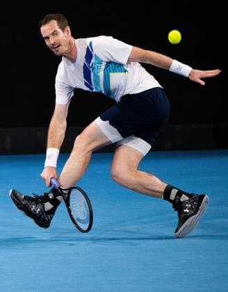 Mandatory Credit: Photo by Shutterstock (12757262dk) Andy Murray in action during his round of 16 match Sydney Tennis Classic, Day 4, Tennis, Olympic Park, Sydney, Australia - 12 Jan 2022 Sydney Tennis Classic, Day 4, Tennis, Olympic Park, Sydney, Australia - 12 Jan 2022  Copyright: xShutterstockx 12757262dk