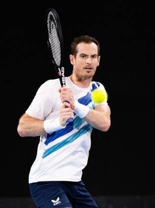 Mandatory Credit: Photo by Shutterstock (12757262df) Andy Murray in action during his round of 16 match Sydney Tennis Classic, Day 4, Tennis, Olympic Park, Sydney, Australia - 12 Jan 2022 Sydney Tennis Classic, Day 4, Tennis, Olympic Park, Sydney, Australia - 12 Jan 2022  Copyright: xShutterstockx 12757262df
