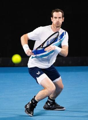 Mandatory Credit: Photo by Shutterstock (12757262dg) Andy Murray in action during his round of 16 match Sydney Tennis Classic, Day 4, Tennis, Olympic Park, Sydney, Australia - 12 Jan 2022 Sydney Tennis Classic, Day 4, Tennis, Olympic Park, Sydney, Australia - 12 Jan 2022  Copyright: xShutterstockx 12757262dg