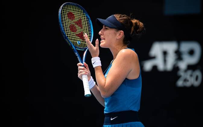 Mandatory Credit: Photo by Rob Prange Shutterstock (12751288av) Belinda Bencic of Switzerland in action during the second round of the 2022 Sydney Tennis Classic WTA, Tennis Damen 500 tennis tournament Sydney Tennis Classic, Day 4, Tennis, Olympic Park, Sydney, Australia - 13 Jan 2022 Sydney Tennis Classic, Day 4, Tennis, Olympic Park, Sydney, Australia - 13 Jan 2022 Copyright: xRobxPrange Shutterstockx 12751288av