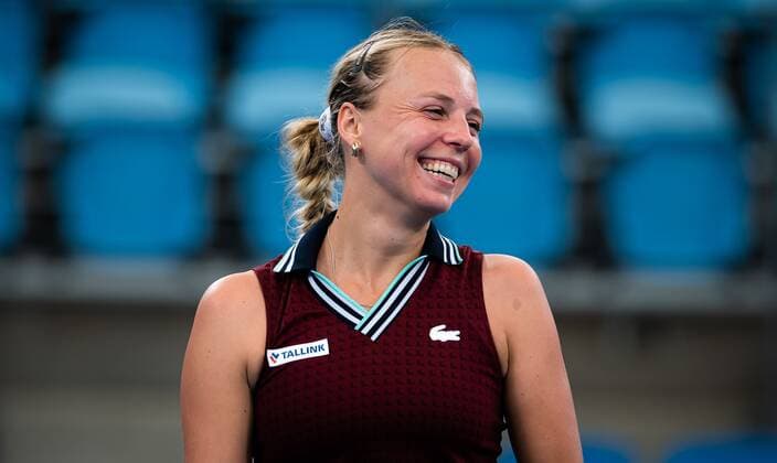 Mandatory Credit: Photo by Rob Prange Shutterstock (12751288aw) Anett Kontaveit of Estonia in action during the quarter-final of the 2022 Sydney Tennis Classic WTA, Tennis Damen 500 tennis tournament Sydney Tennis Classic, Day 4, Tennis, Olympic Park, Sydney, Australia - 13 Jan 2022 Sydney Tennis Classic, Day 4, Tennis, Olympic Park, Sydney, Australia - 13 Jan 2022 Copyright: xRobxPrange Shutterstockx 12751288aw