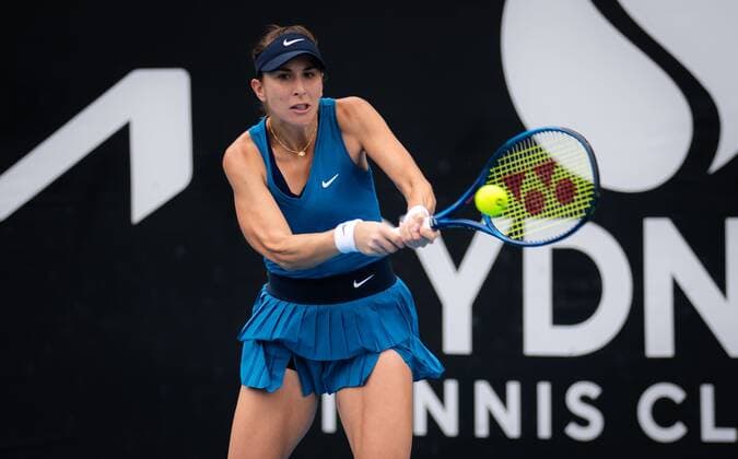 Mandatory Credit: Photo by Rob Prange Shutterstock (12751288at) Belinda Bencic of Switzerland in action during the second round of the 2022 Sydney Tennis Classic WTA, Tennis Damen 500 tennis tournament Sydney Tennis Classic, Day 4, Tennis, Olympic Park, Sydney, Australia - 13 Jan 2022 Sydney Tennis Classic, Day 4, Tennis, Olympic Park, Sydney, Australia - 13 Jan 2022 Copyright: xRobxPrange Shutterstockx 12751288at