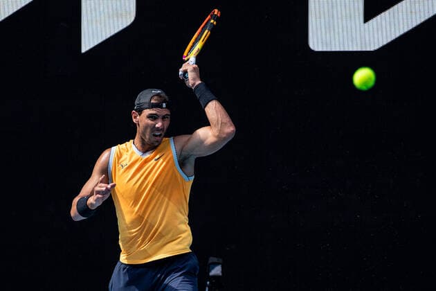 Tennis, Australian Open, Training