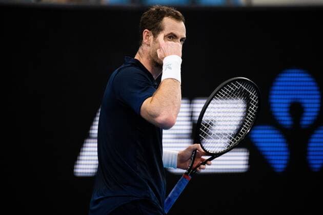 Mandatory Credit: Photo by Shutterstock (12757785s) Andy Murray reacts during his Quarter Final Match Sydney Tennis Classic, Day 5, Tennis, Olympic Park, Sydney, Australia - 13 Jan 2022 Sydney Tennis Classic, Day 5, Tennis, Olympic Park, Sydney, Australia - 13 Jan 2022  Copyright: xShutterstockx 12757785s
