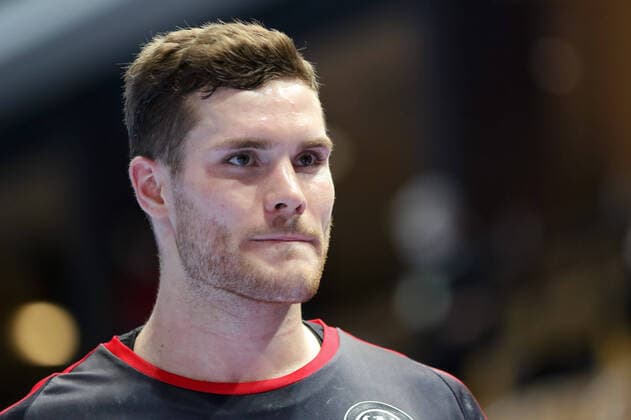 Germany France, test match Johannes Golla Germany, 4 handball international match between Germany and France on 9 January 2022 in Wetzlar , Wetzlar Hesse Germany Rittal Arena